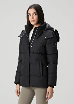 Cloud 3Q Siyah Kapitoneli Mont