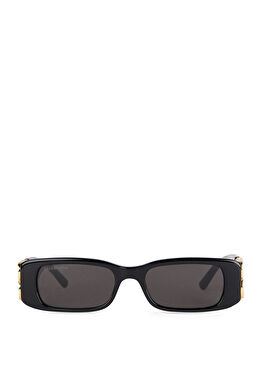 Siyah Dikdörtgen Formlu Kadın Güneş Gözlüğü