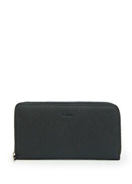 Siyah Kadın Suni Deri Cüzdan