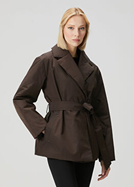 Lonsdale Kahverengi Beli Kuşaklı Mont