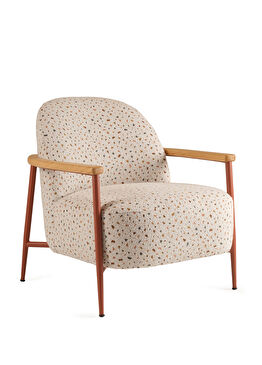 Meder Terrazzo Desenli Kiremit Metal Berjer