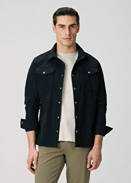 Lacivert Dış Gömlek