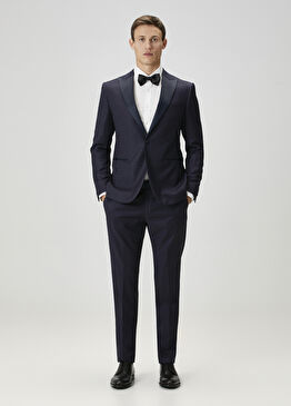 Lacivert Yün Takım Elbise