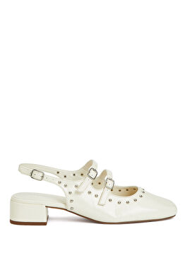 Kırık Beyaz Taşlı Babet