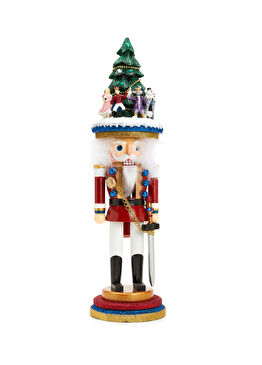 Figür Formlu Ahşap Yılbaşı Süsü