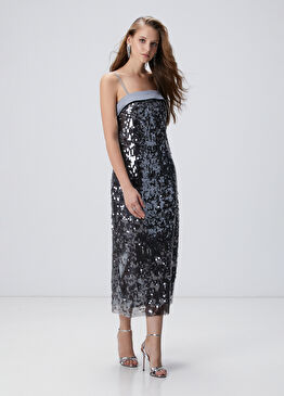 Antarsit Payetli Abiye Elbise