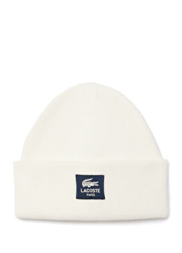 Beyaz Unisex Örgü Bere