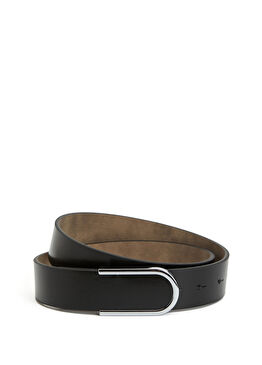 Siyah Kadın Deri Kemer