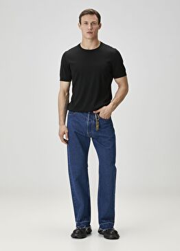 Edi Lacivert Jean Pantolon