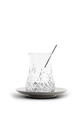 Robe Line 18 Parça Kristal Çay Takımı