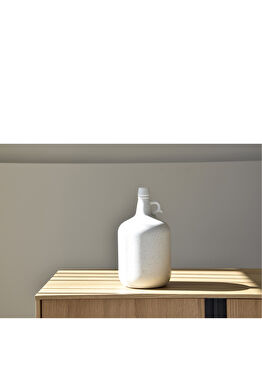 Garrafa Sarı Seramik Vazo