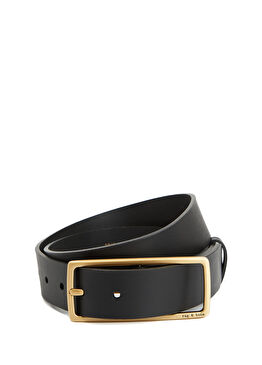 Siyah Kadın Deri Kemer