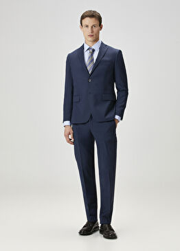 Lacivert Yün Takım Elbise