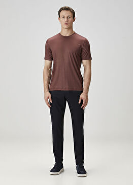 Manu Lacivert Yün Pantolon