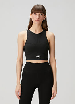 by Stella Mccartney Siyah Crop Üst