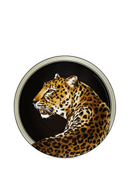 Leopar Desenli 2li Porselen Çorba Tabağı