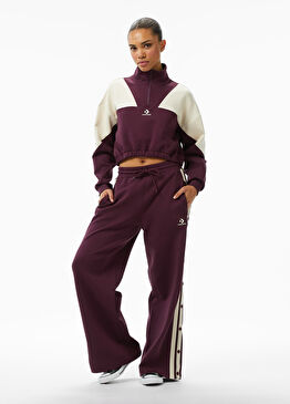 Bordo Kadın Eşofman Altı