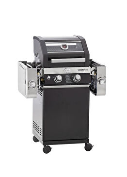 Videro G2-S Vario Siyah Gazlı Barbekü İstasyonu