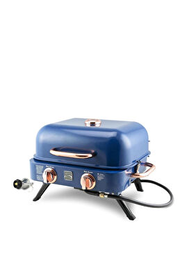 Mavi Masa Üstü Gazlı Barbekü