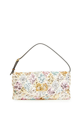 Çok Renkli Payetli Kadın El Portföyü