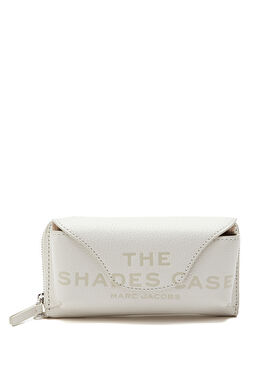 Beyaz Deri Gözlük Kılıfı