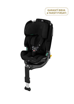 Emerald 360 Pro I-Size Kızaklı İsofix'li 360 Dönebilir Yatabilir Araç Dışına Çıkabilen 0-36 kg Auth Black Bebek Oto Koltuğu