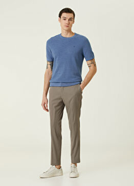 Açık Kahverengi Yün Pantolon