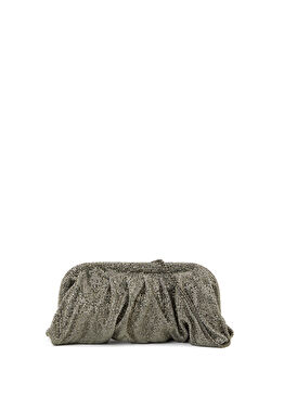 Platin Taşlı Kadın Clutch