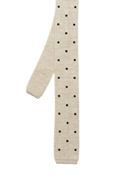 Bej İpek Kravat