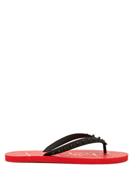 Kırmızı Troklu Erkek Terlik