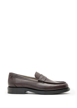 Bordo Erkek Deri Loafer