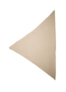 Ekru Simli Kadın Kaşmir Şal