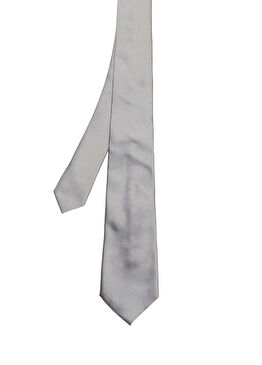 Gri İpek Kravat