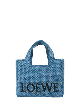 x Paula's Ibiza Mavi Kadın Plaj Çantası