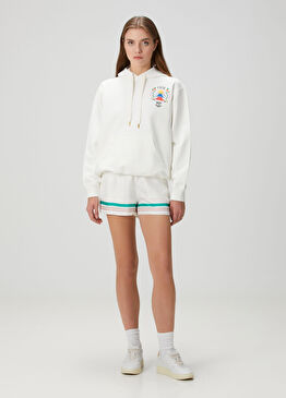 Casa Way Beyaz İpek Şort