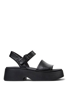 Tasha Siyah Kadın Deri Sandalet K201659-006