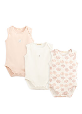 Secret Garden Pudra/Ekru/Baskılı 3'lü Body Seti