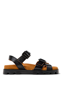 Brutus Siyah Deri Kadın Sandalet K201768-001