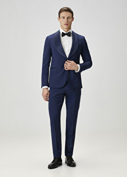 Mavi Yün Takım Elbise