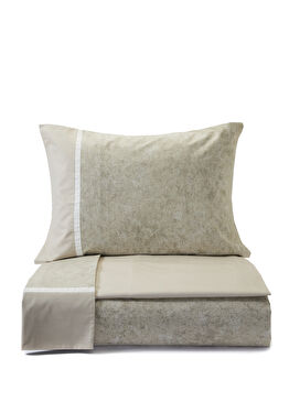 Galuchat Koyu Bej Nevresim Takımı