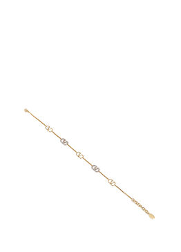 Taşlı Logo Detaylı Kadın Bileklik