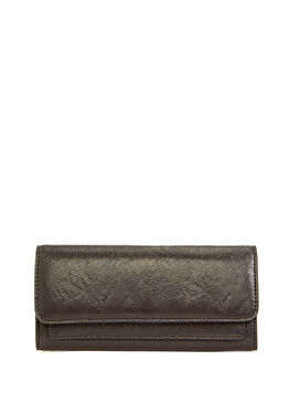 Kahverengi Desenli Kadın Cüzdan