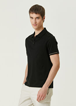 Siyah Polo Yaka T-shirt