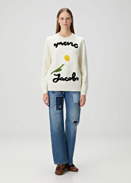 Açık Mavi Patchli Jean Pantolon