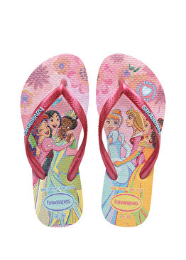 Slim Princess Açık Pembe Çocuk Plaj Terliği
