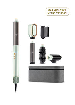 Hairmony 4606h Plus Su Yeşili Saç Kurutma ve Şekillendirme Seti 