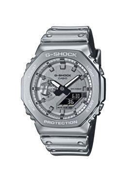 G-Steel GM-2100YM-8ADR Gri Silikon Erkek Kol Saati