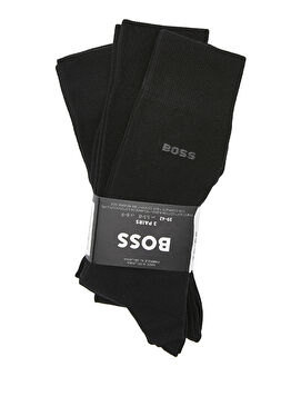 Siyah 3lü Erkek Çorap Seti