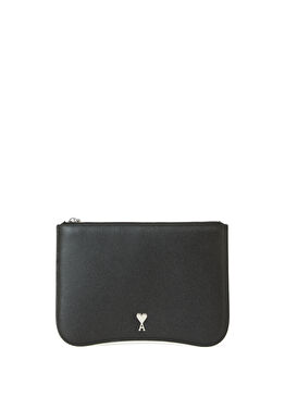 Paris Paris Siyah Kadın Deri El Portföyü