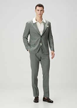Haki Yün Takım Elbise